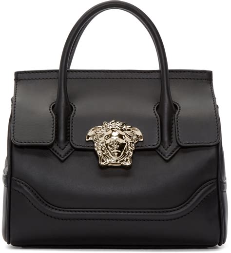 versace black small palazzo evening bag|versace handbags.